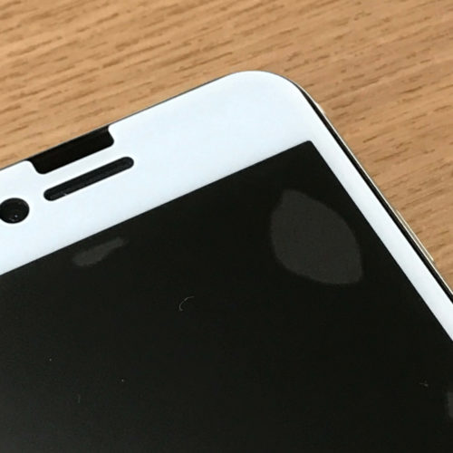 iPhoneSE第2世代ホワイトフレーム保護フィルムラスタバナナ RastaBanana FT2266IP047 iPhone SE(第2世代)/8/7/6s/6 4.7インチ用 ガラスパネル 2.5D 全面干渉レス 反射防止 ホワイト